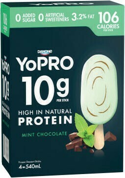 Coles Danone YoPro Sticks 4 Pack 540mL offer