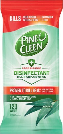 Coles Pine O Cleen Disinfectant Wipes 120 Pack offer