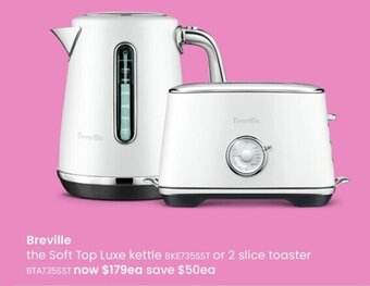 Myer Breville The Soft Top Luxe Kettle offer
