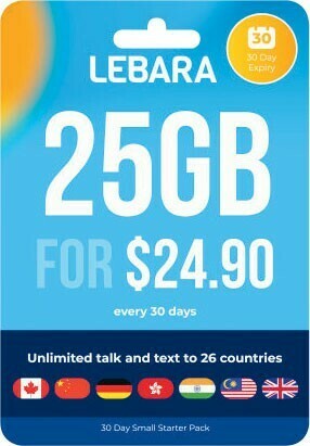 Coles Lebara $24.90 Starter Pack offer