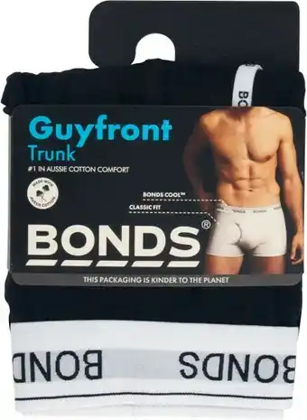 Coles Bonds Mens Guy Front Trunk 1 Pack offer