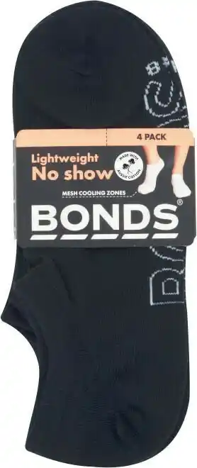 Coles Bonds Womens Logo Lite No Show 4 Pack offer