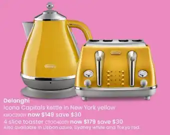 Myer Delonghi 4 Slice Toaster offer