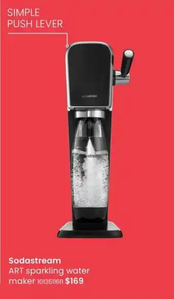 Myer Sodastream Art Sparkling Water offer