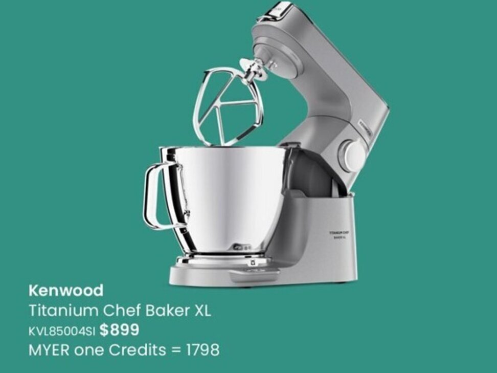 myer kenwood stand mixer