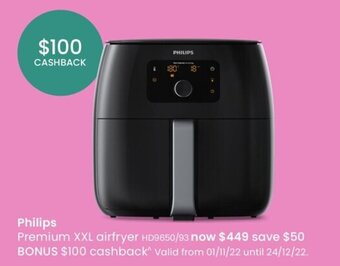 Myer Philips Premium XXL Airfryer offer