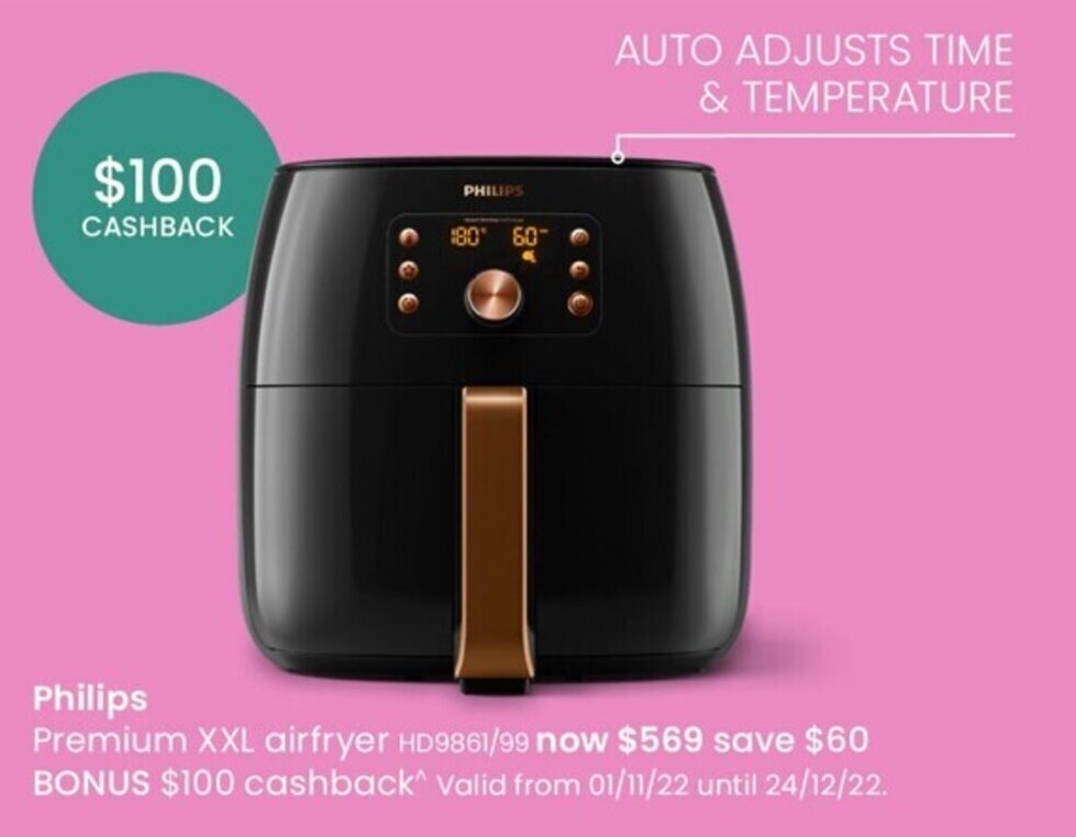 Philips Premium XXL Airfryer offer at Myer