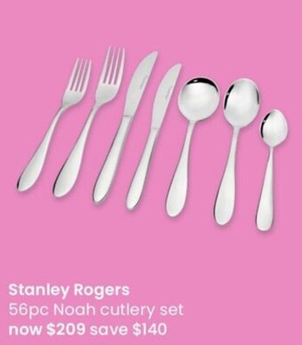 Stanley Rogers 56pc Noah Cutlery Set