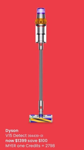 Myer Dyson V15 Detect offer