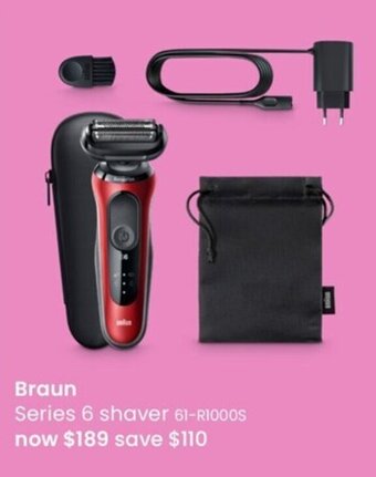 Myer Braun Series 6 Shaver offer