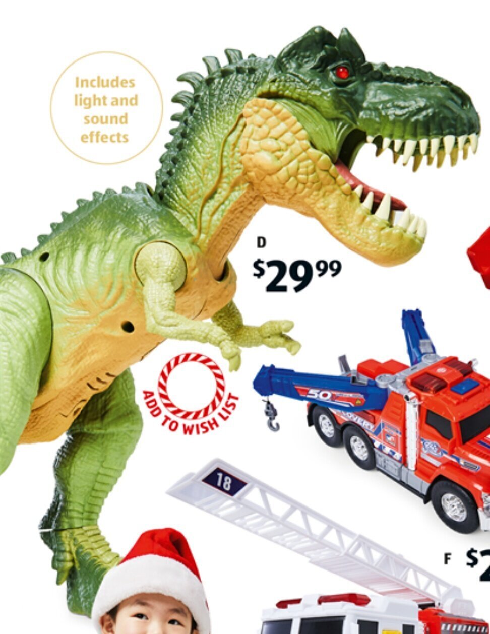 Dinosaur With Sound offer at ALDI