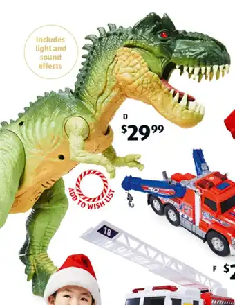 ALDI Dinosaur With Sound offer