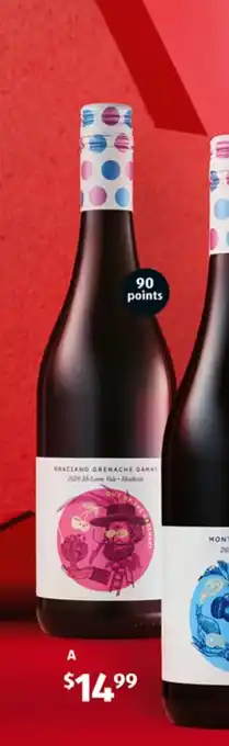 ALDI Out Of The Ordinary Mclaren Vale Heathcote Graciano Grenache Gamay 2020 offer