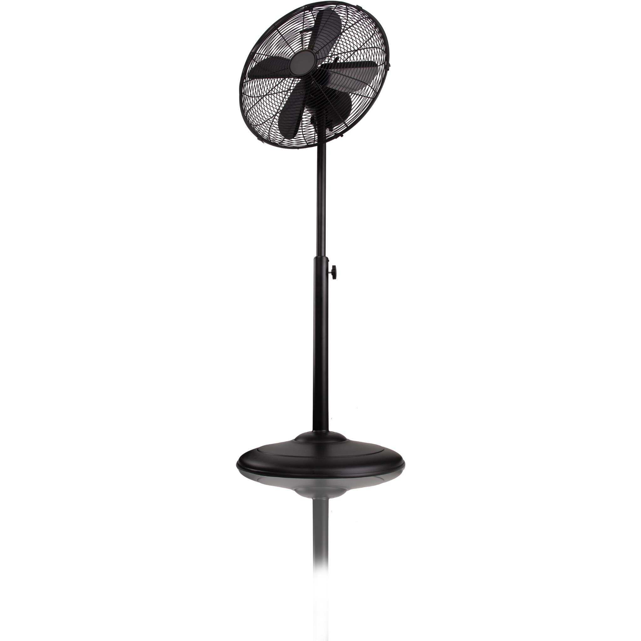 Goldair 40cm metal pedestal fan (matte black) offer at JB HiFi