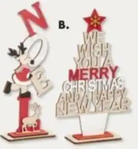 Wooden Decoration Tree or Noel