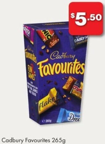 The Reject Shop Cadbury Favourites 265g offer