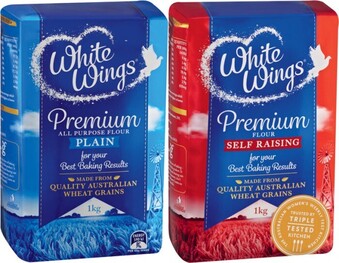 IGA White Wings Flour 1kg Selected Varieties offer