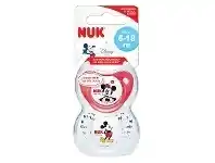 Woolworths NUK Mickey Mouse Silicone Soother Pk 2 offer