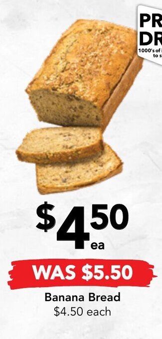Drakes Banana Bread offer