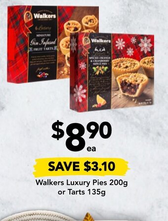 Drakes Walkers Luxury Pies 200g Or Tarts 135g offer