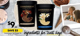 Drakes Connoiseur Ice Cream 1lt offer