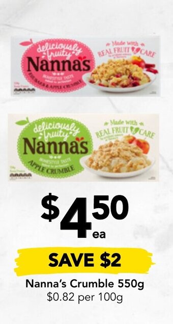 Drakes Nanna's Crumble 550g offer