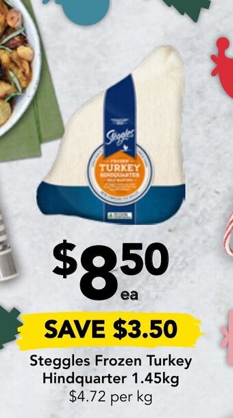 Drakes Steggles Frozen Turkey Hindquarter 1.45kg offer