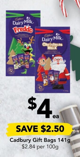 Drakes Cadbury Gift Bags 141g offer