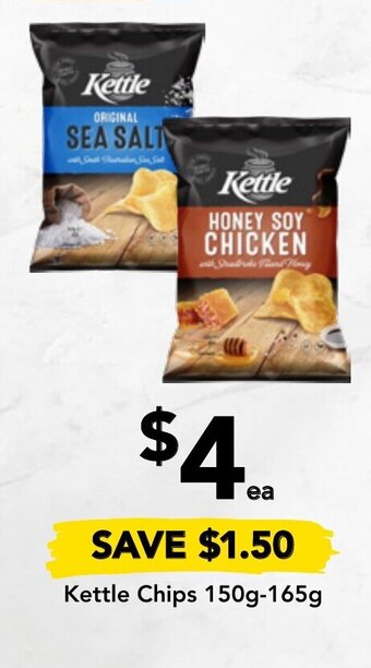 Drakes Kettle Chips 150g-165g offer