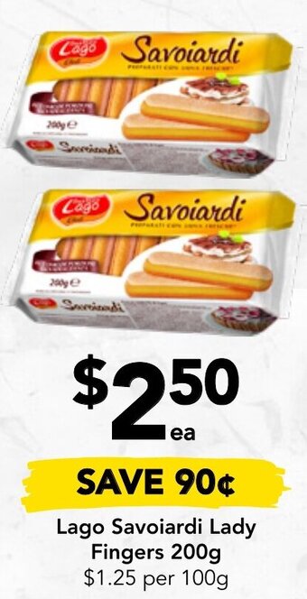 Lago Savoiardi Lady Fingers 200g
