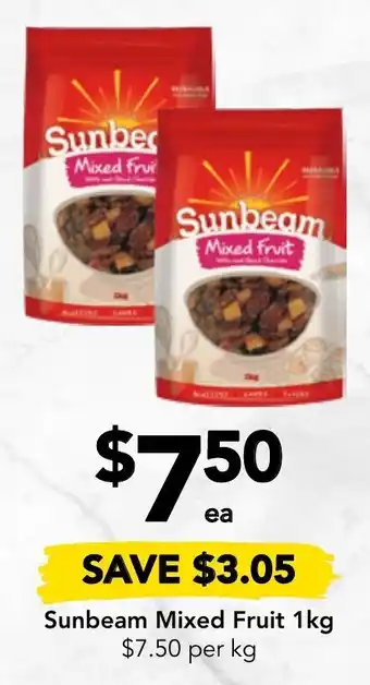 Drakes Sunbeam Mixed Fruit 1kg offer