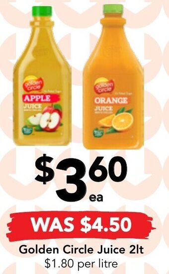 Drakes Golden Circle Juice 2lt offer