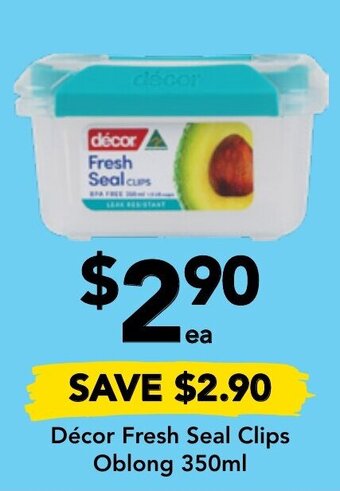 Drakes Decor Fresh Seal Chips Oblong 350ml offer