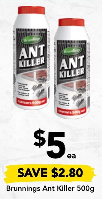 Drakes Brunnings Ant Killer 500g offer