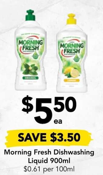 Drakes Morning Fresh Dishwashing Liquid offer