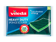 Woolworths Vileda Heavy Duty Sponge Scourer Pk 3 offer
