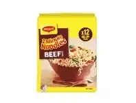 Woolworths Maggi 2 Minute Beef Noodles Pk 12 offer