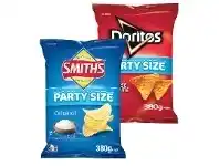 Woolworths Smith’s and Doritos Big Bags 380g offer