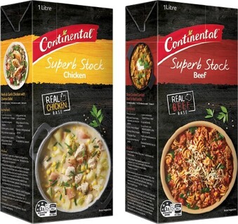 IGA Continental Liquid Stock 1 Litre Selected Varieties offer