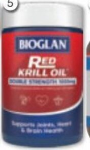 Good Price Pharmacy Bioglan Red Krill Oil Double Strength 1000mg 60 Capsules offer