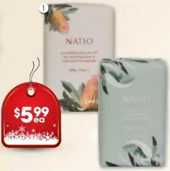 Good Price Pharmacy Natio Purity Body Bar or Revitalise Body Bar 200g offer