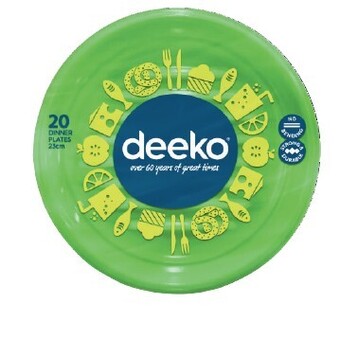 Coles Deeko Dinner Plates 20 Pack offer