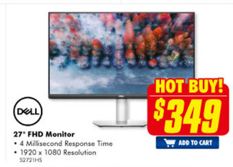 The Good Guys DELL - 27" FHD Monitor offer
