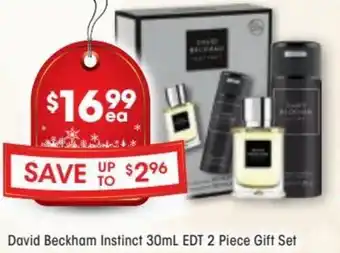 David Beckham Instinct 30 ml 2 Piece Gift Set
