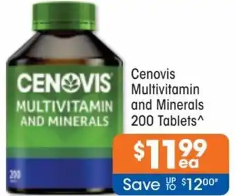 Good Price Pharmacy Cenovis Multivitamin and Minerals 200 Tablets offer