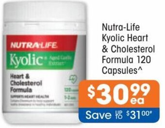 Good Price Pharmacy Nutra-Life Kyolic Heart & Cholesterol Formula 120 Capsules offer