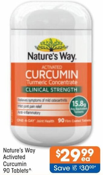 Good Price Pharmacy Nature's Way Activated Curcumin 90 Tablets offer