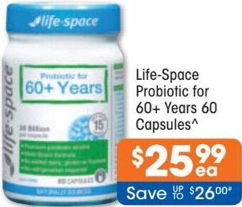 Good Price Pharmacy Life-Space Probiotic for 60+ Years 60 Capsules offer
