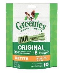Coles Greenies Original Dog Treat 170g offer