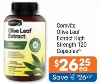 Good Price Pharmacy Comvita Olive Leaf Extract High Strength 120 Capsules offer